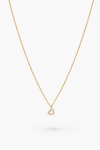 diamond heart necklace