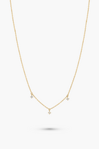 3 diamond necklace