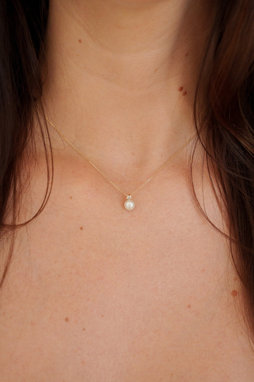 diamond pearl necklace