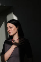 Union Stone Necklace - Red