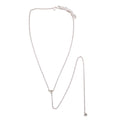 Crystal Y Lariat Necklace