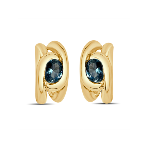 Link Stone Hoops