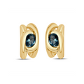 Link Stone Hoops