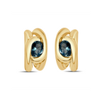 Link Stone Hoops
