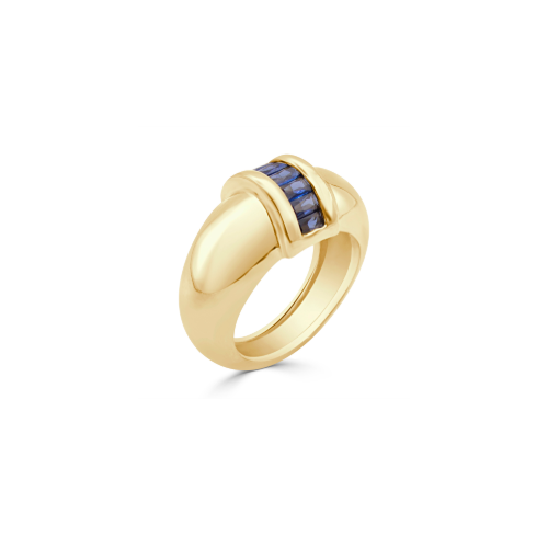 Courtney Dome Ring - Blue