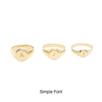 Zoe Baby Signet Ring