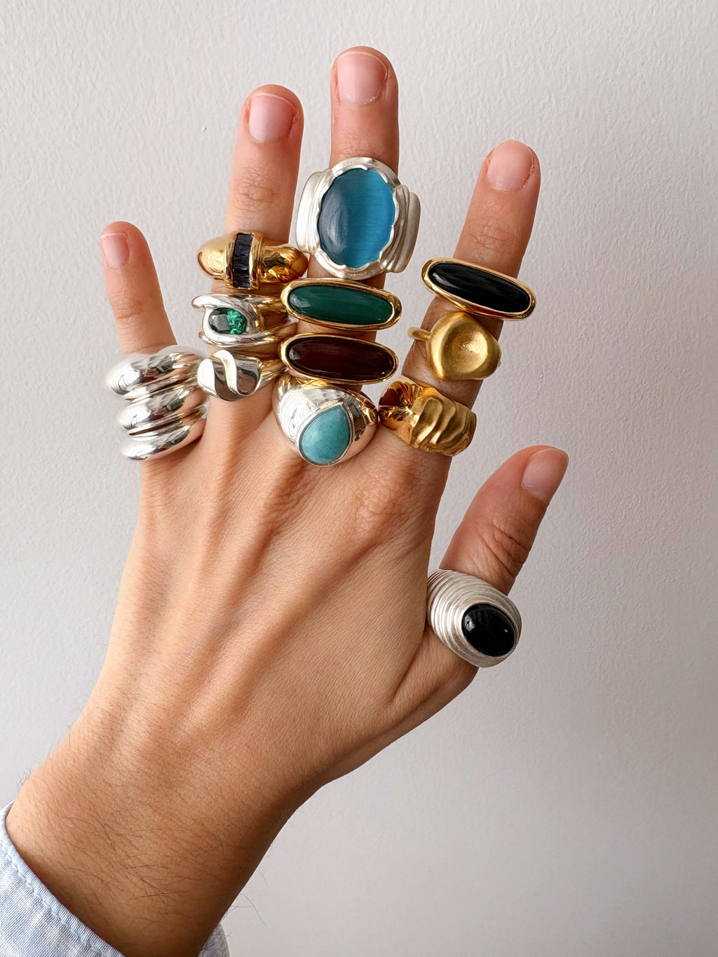 Courtney Dome Baguette Ring