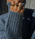 Courtney Dome Ring - Blue