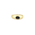 Laetitia Medium Dôme Ring - Black
