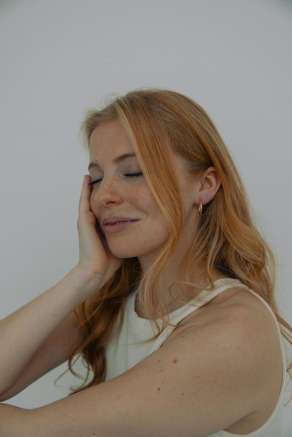 classy hoops - rosé